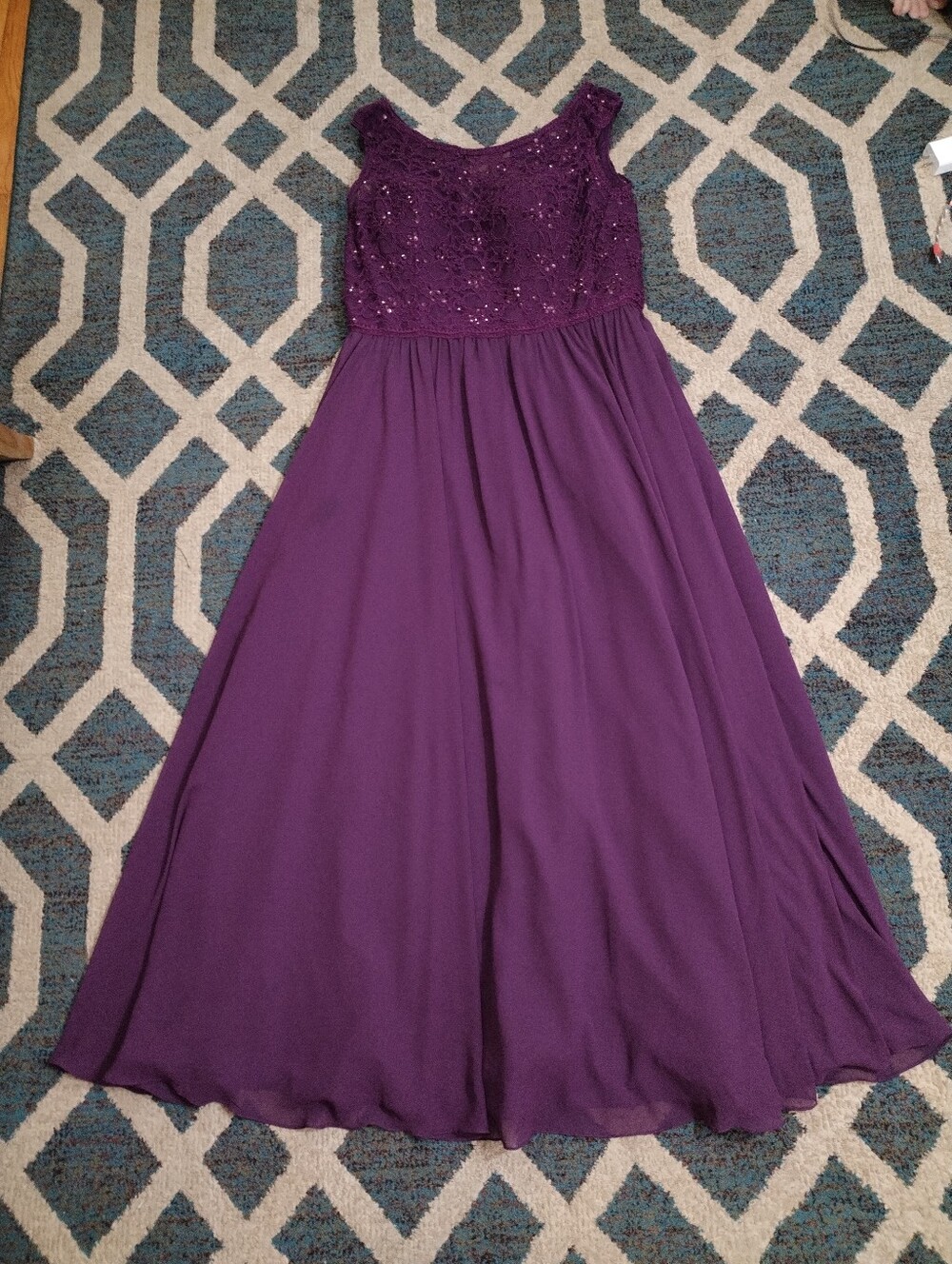 MORILEE Madeline Gardner Purple formal dress Size 22